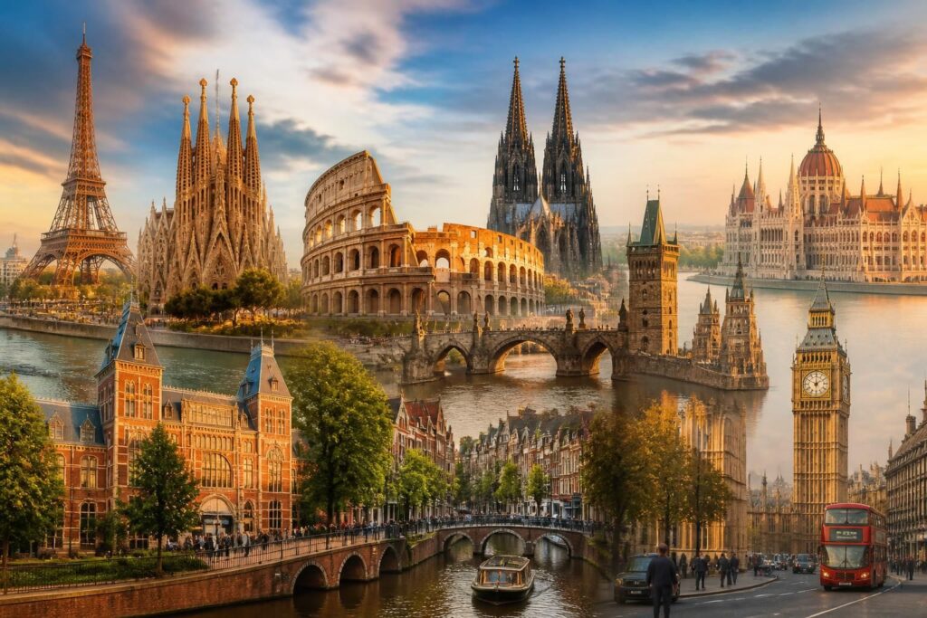 City-trip culturel en Europe : 8 villes pour un week-end