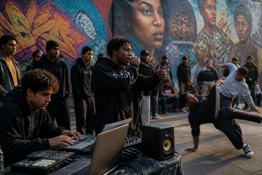 découvrez les cultures urbaines à travers le rap, le beatmaking, le street art et la danse, et comprenez leurs origines, influences et impacts sociaux.