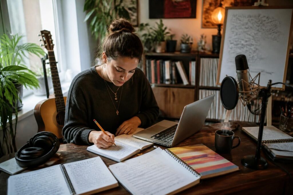 Écrire des paroles de chanson : 7 techniques d&rsquo;écriture