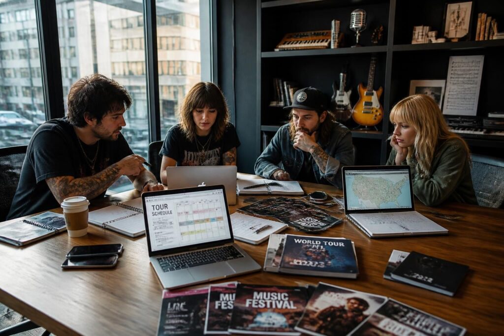 Trouver des dates de concert : démarcher salles et festivals