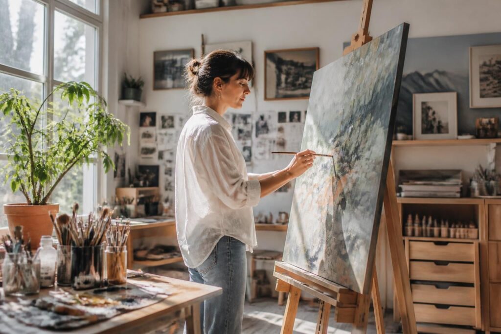découvrez comment vivre de votre passion artistique en vous professionnalisant tout en préservant votre énergie et votre bien-être.