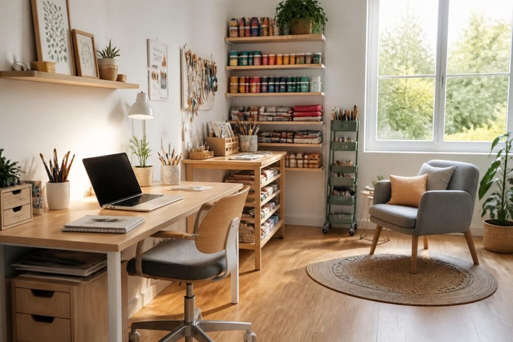 découvrez des astuces pratiques pour aménager un petit espace créatif chez vous, que ce soit un bureau ou un atelier, afin d'optimiser chaque centimètre et stimuler votre inspiration.