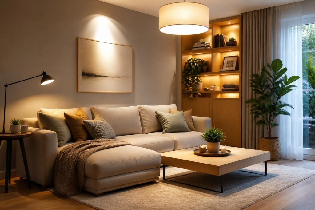 découvrez comment bien éclairer votre intérieur en appliquant la règle des 3 sources de lumière pour un espace harmonieux et convivial.