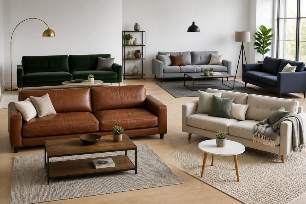 Choisir son canapé : guide complet styles, matériaux, budgets