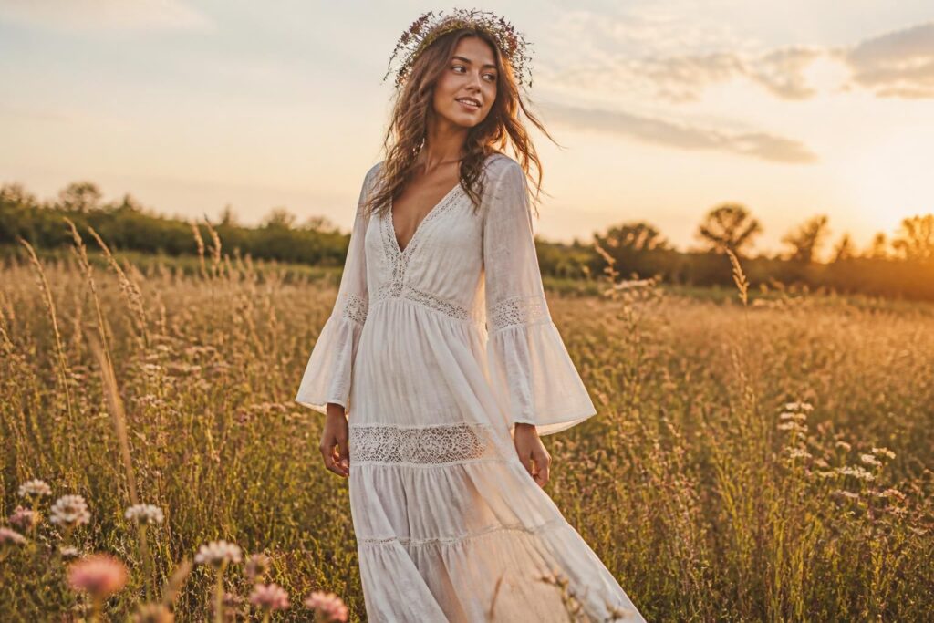 découvrez comment adopter le style estival et léger avec une robe blanche bohème, parfaite pour allier élégance et confort durant la belle saison.