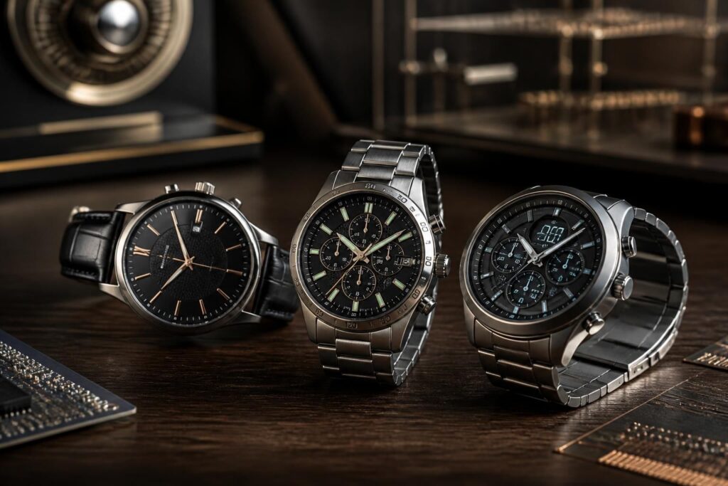 découvrez les montres citizen pour hommes : une sélection de modèles innovants alliant style et technologie pour tous les goûts.
