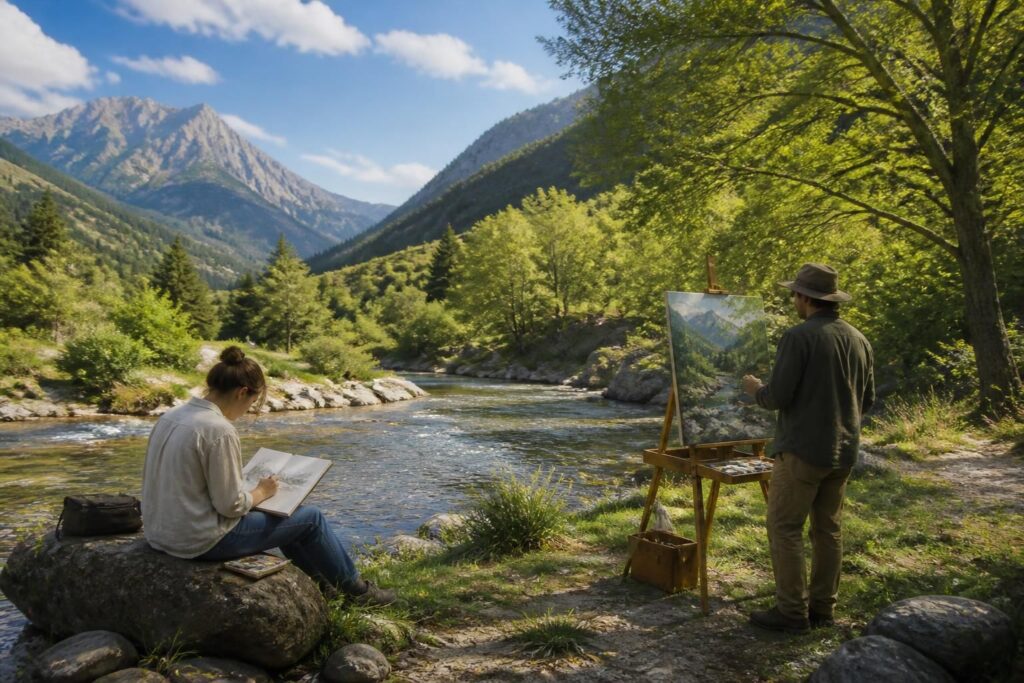Comment dessiner le paysage : techniques pour débutants et confirmés