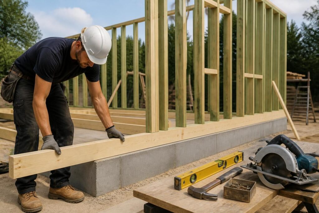 Construire un mur en ossature bois : étapes et conseils pratiques