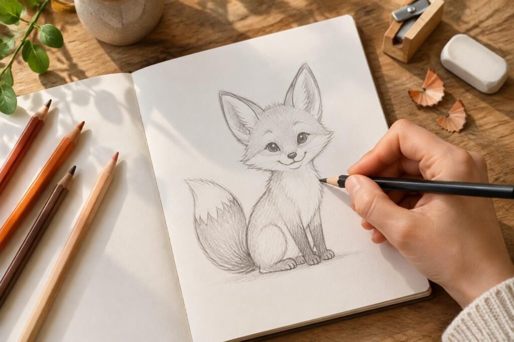 Comment dessiner un renard facile : guide pour débutants créatifs