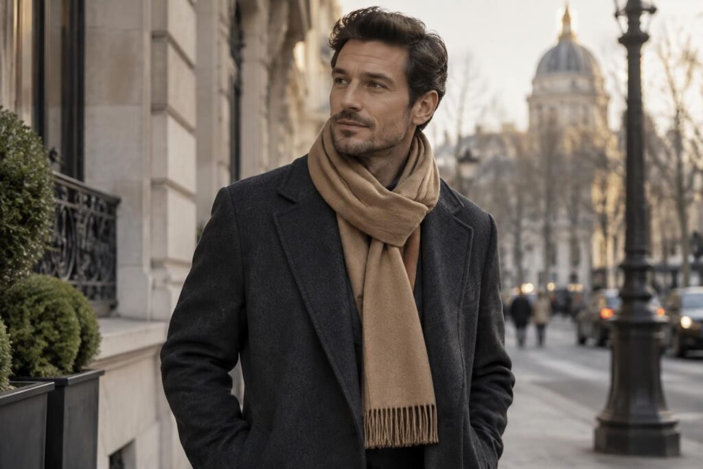 découvrez comment porter une écharpe pour homme avec élégance : conseils de style, idées de nœuds et associations pour sublimer vos tenues.